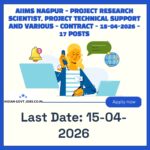 AIIMS Nagpur Project Research Scientist II (Medical) Recruitment 2026