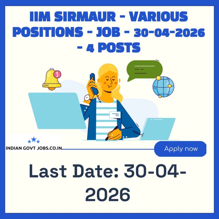 IIM Sirmaur Assistant Professor (Grade-1) Recruitment 2026