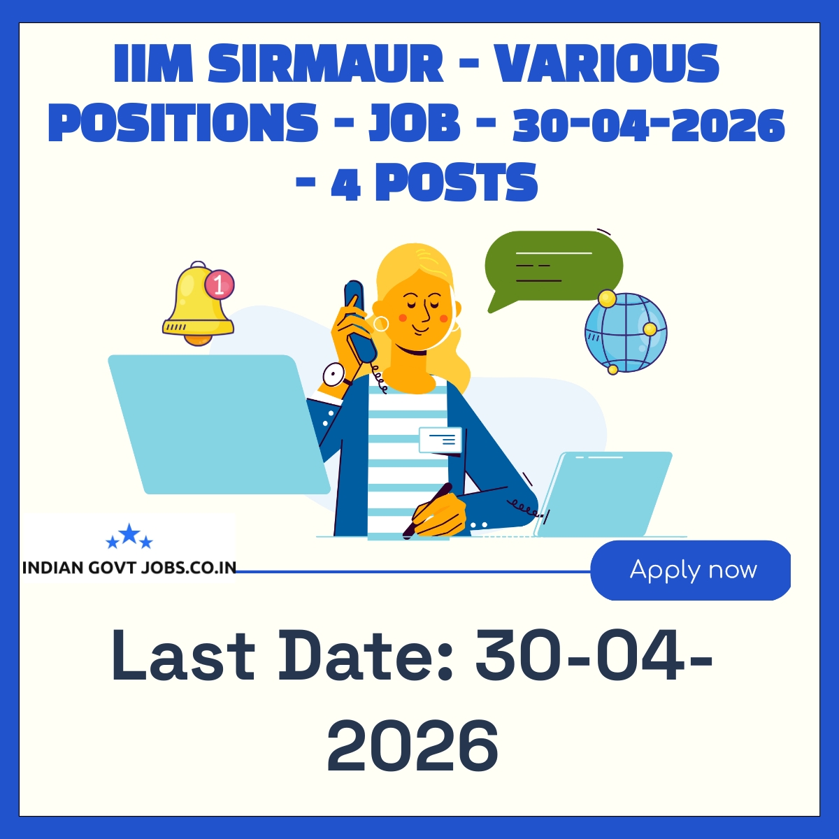 IIM Sirmaur Assistant Professor (Grade-1) Recruitment 2026