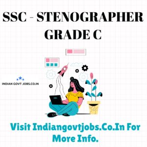 SSC Stenographer Grade C Recruitment 2026