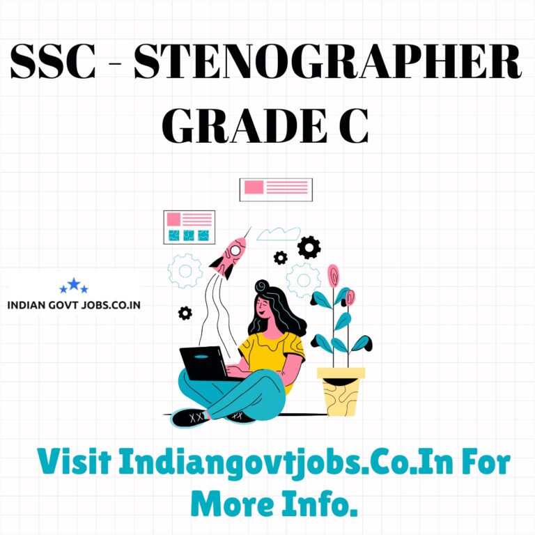 SSC Stenographer Grade C Recruitment 2026