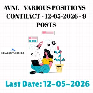 AVNL Senior Manager (Medical) Recruitment 2026