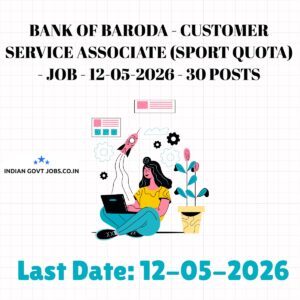 BOB Customer Service Associate (Sport Quota) Recruitment 2026