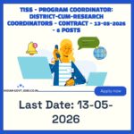TISS Program Coordinator Recruitment 2026