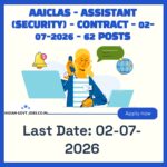 AAICLAS Assistant (Security) Recruitment 2026
