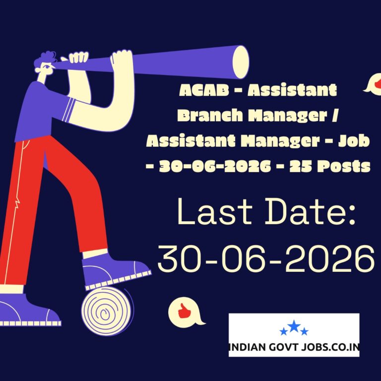 ACAB Assistant Branch Manager Recruitment 2026