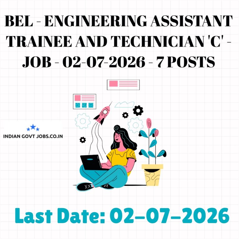 BEL Engineering Assistant Trainee Recruitment 2026