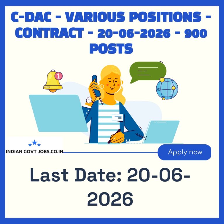 C-DAC Project Associate Recruitment 2026
