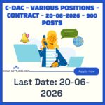 C-DAC Project Associate Recruitment 2026