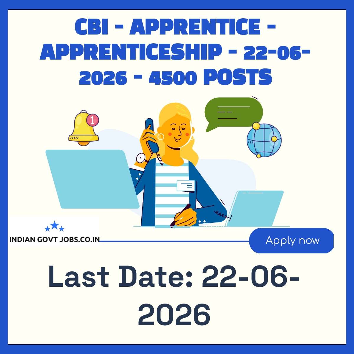 CBI Apprentice Recruitment 2026