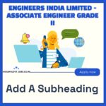 EIL Associate Engineer Grade II (Process) Recruitment 2026
