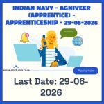 Indian Navy Agniveer (Apprentice) Recruitment 2026