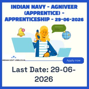 Indian Navy Agniveer (Apprentice) Recruitment 2026