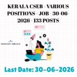 Kerala CSEB Secretary Recruitment 2026