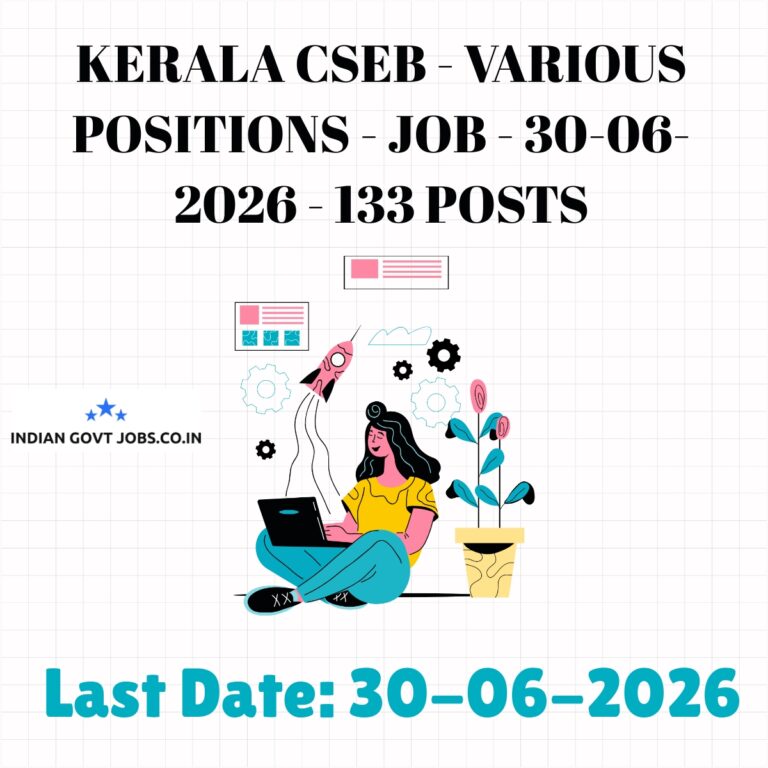 Kerala CSEB Secretary Recruitment 2026