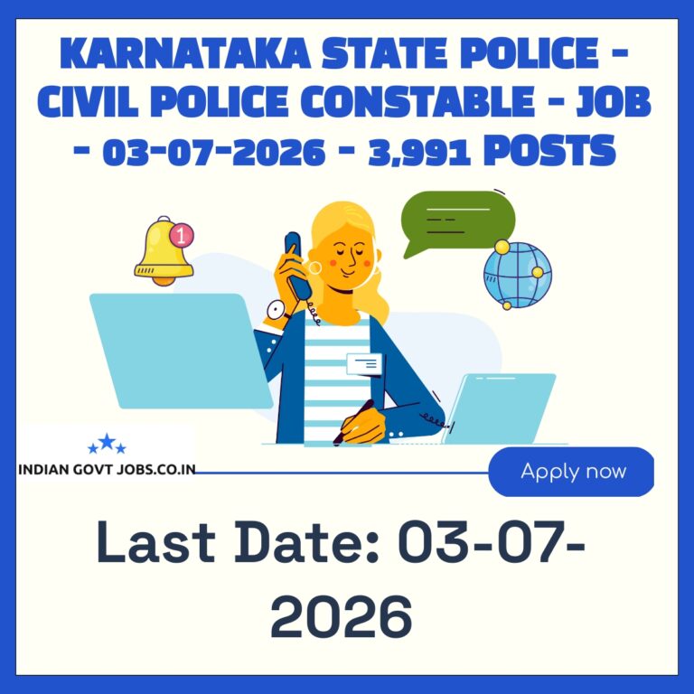 KSP Civil Police Constable Recruitment 2026