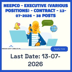 NEEPCO Executive (ERP) Recruitment 2026