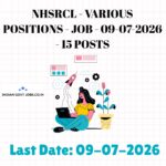 NHSRCL DGM (IT) Recruitment 2026