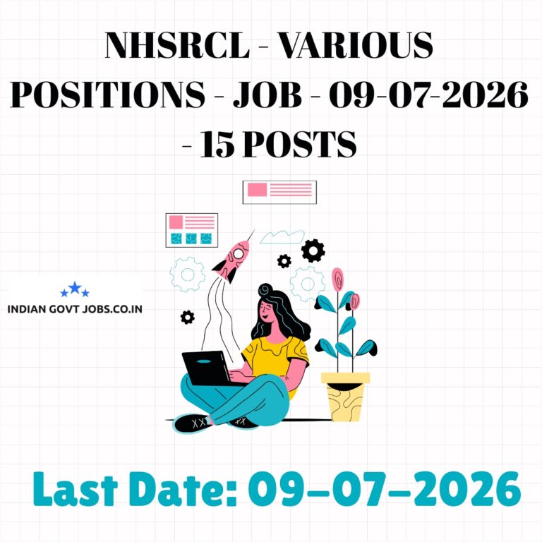 NHSRCL DGM (IT) Recruitment 2026