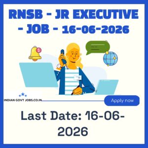 RNSB Jr Executive Recruitment 2026