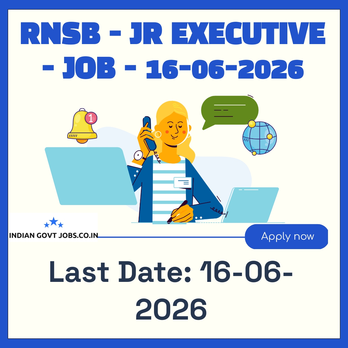 RNSB Jr Executive Recruitment 2026