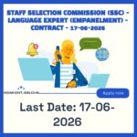 SSC Language Expert (Empanelment Recruitment 2026