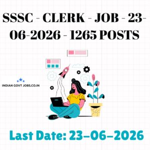 SSSC Clerk Recruitment 2026