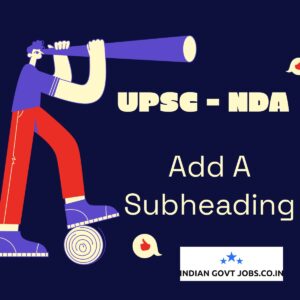 UPSC Army Wing (NDA) Recruitment 2026