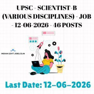 UPSC Scientist-B (Atmospheric Sciences) Recruitment 2026