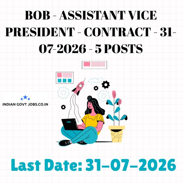 BOB Assistant Vice President II- Data Analyst/ Data Scientist Recruitment 2026