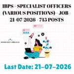 IBPS IT Officer Recruitment 2026