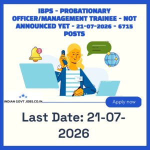 IBPS Probationary Officer Recruitment 2026