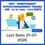 IBPS Probationary Officer Recruitment 2026