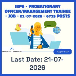 IBPS Probationary Officer Recruitment 2026