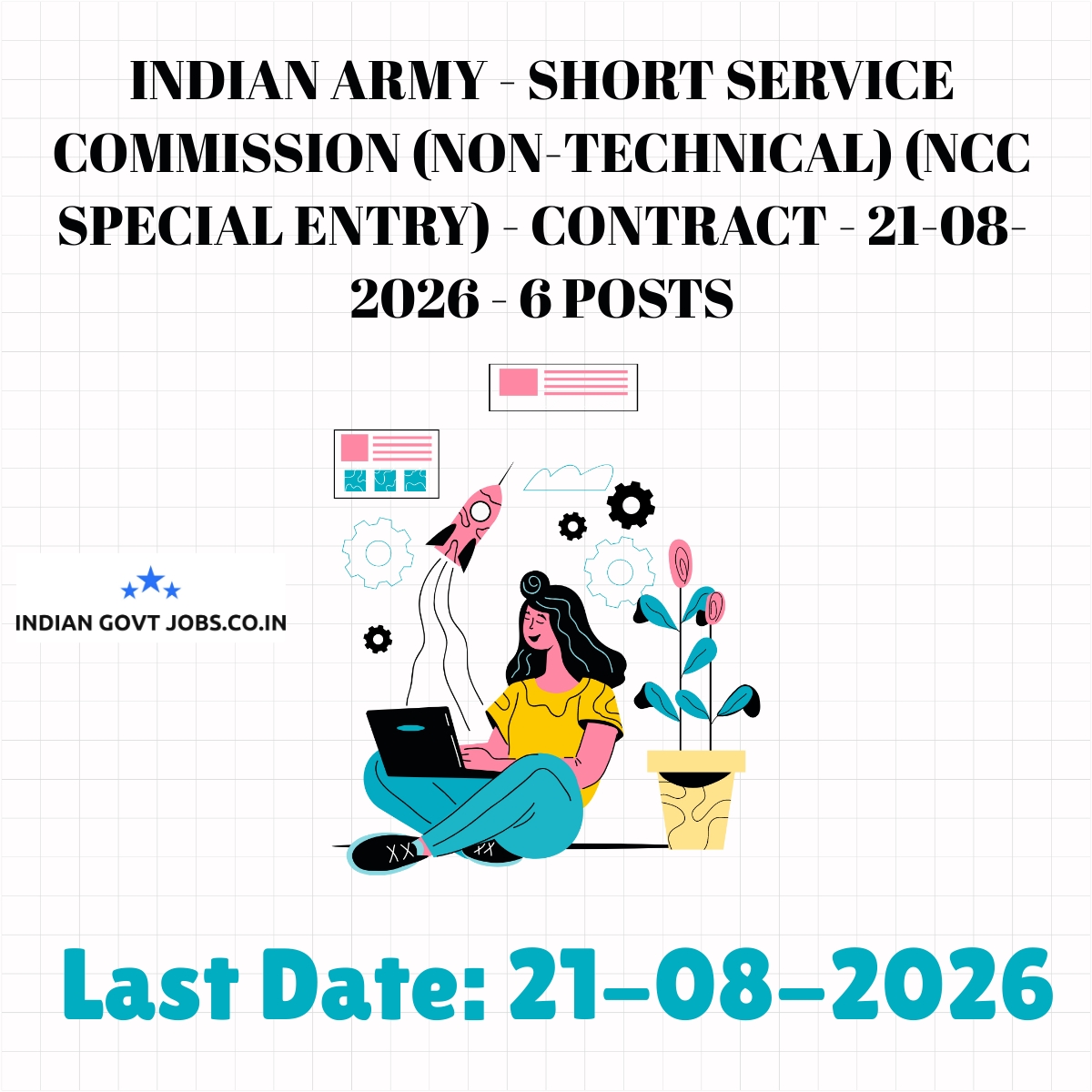 Indian Army Short Service Commission (Non-Technical) Officer Recruitment 2026