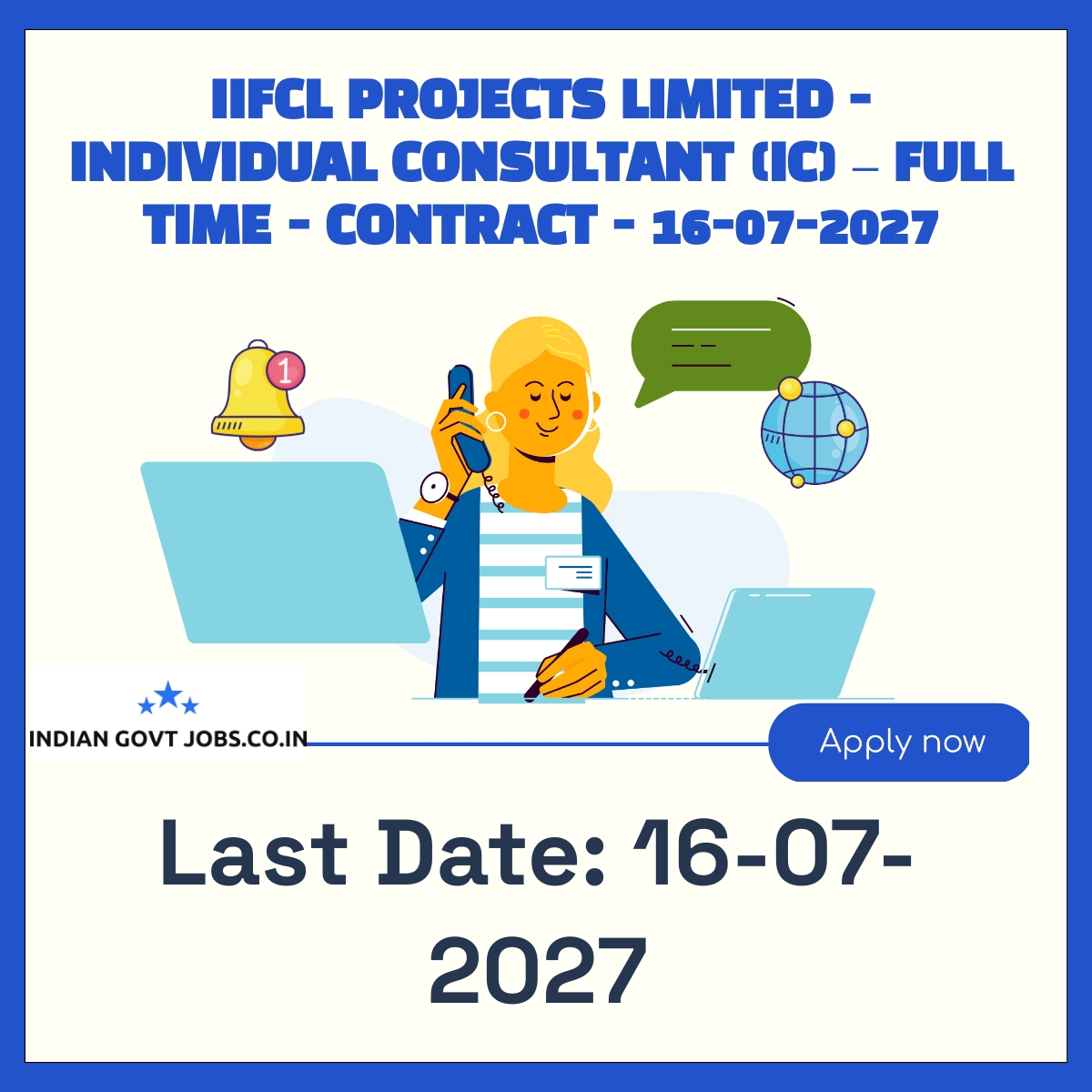 IPL Project & Contract Management Expert Recruitment 2027