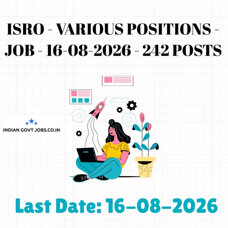 ISRO Assistant Recruitment 2026