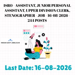 ISRO Assistant Recruitment 2026