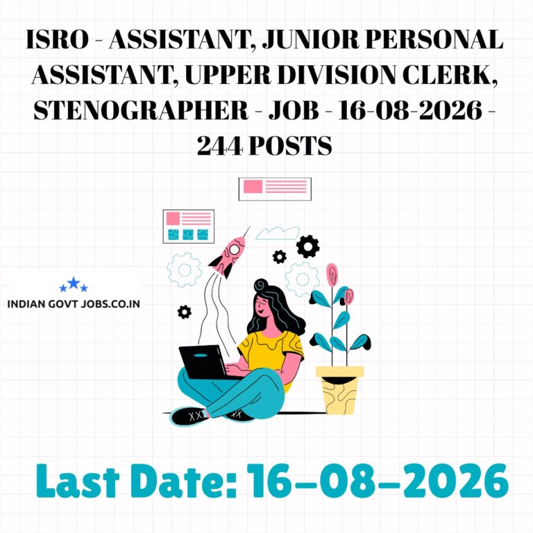 ISRO Assistant Recruitment 2026