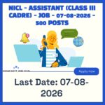 NICL Assistant (Class III cadre) Recruitment 2026