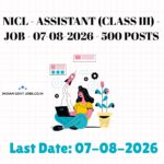 NICL Assistant (Class III) Recruitment 2026