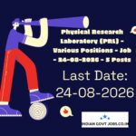 PRL Administrative Officer Recruitment 2026