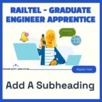 RailTel Graduate Engineer Apprentice Recruitment 2026