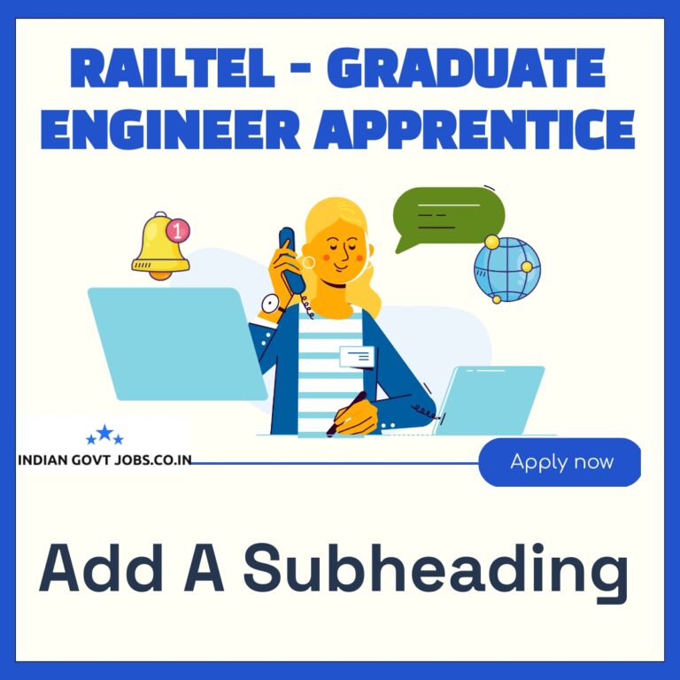 RailTel Graduate Engineer Apprentice Recruitment 2026