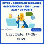RITES Assistant Manager (Mechanical) Recruitment 2026