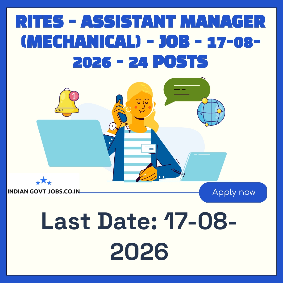 RITES Assistant Manager (Mechanical) Recruitment 2026