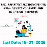 SSC Assistant Section Officer (ASO) Recruitment 2026