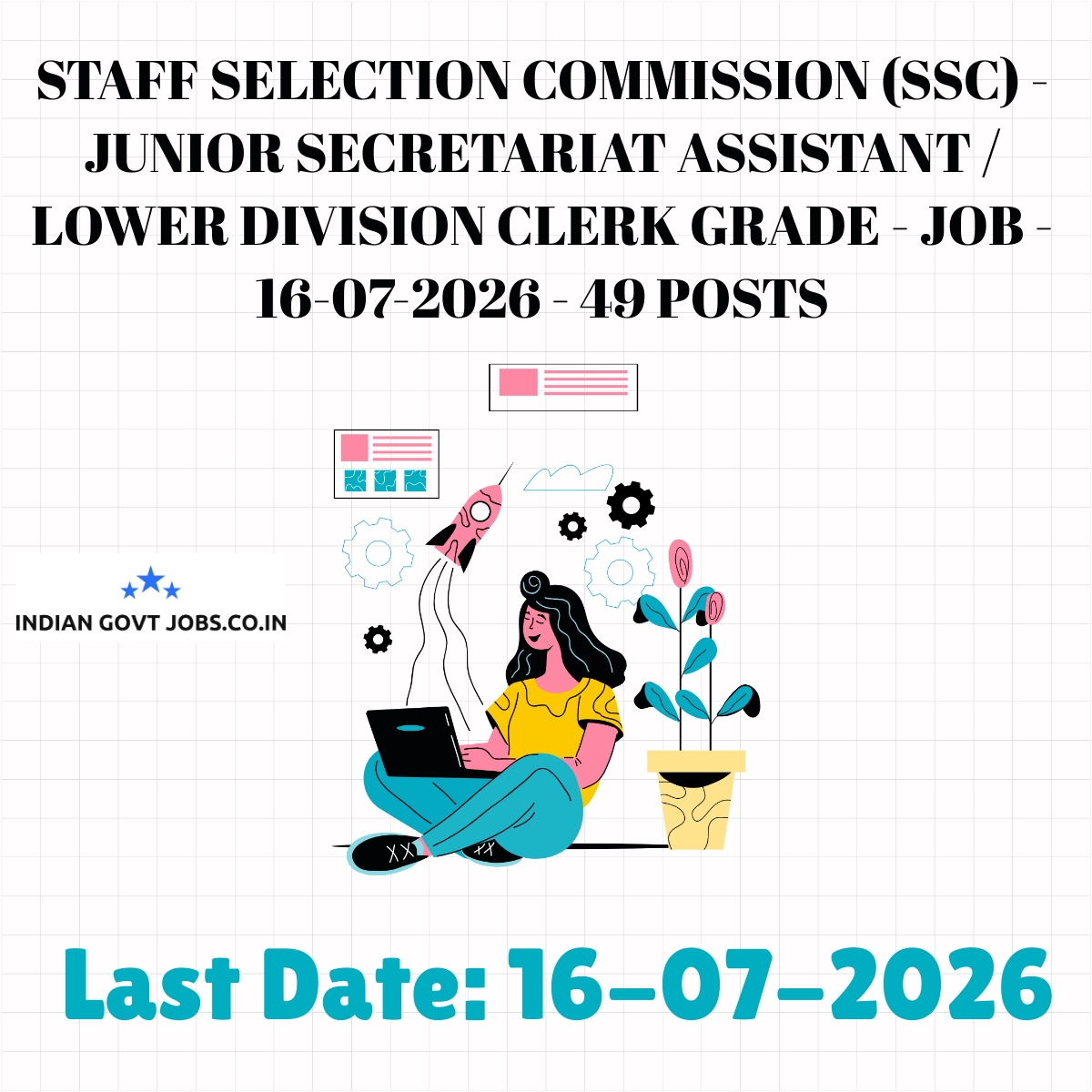 SSC Junior Secretariat Assistant (JSA) Recruitment 2026