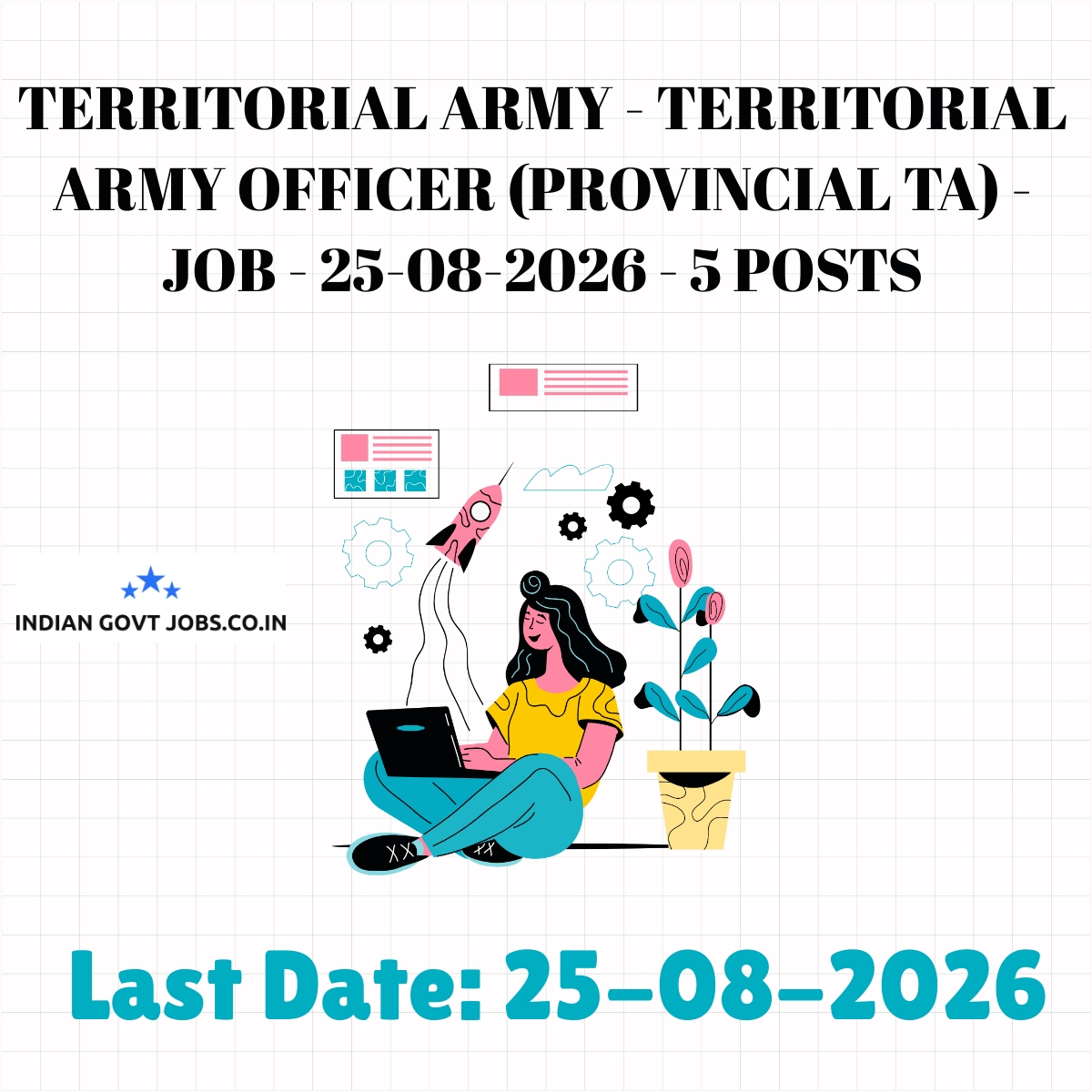 Territorial Army Territorial Army Officer (Provincial TA) - Male Recruitment 2026