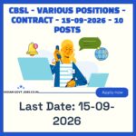 CBSL AVP Operations; CS & Compliance Officer; Assistant Manager/Officer/Junior Officer on Contract (DP Back Office Operations); Assistant Manager/Officer/Junior Officer on Contract (Risk Management); Assistant Manager/Officer/Junior Officer on Contract (Compliance); Assistant Manager/Officer/Junior Officer on Contract (Institutional Dealer); Assistant Manager/Officer/Junior Officer on Contract (Research) Recruitment 2026